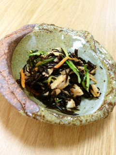 ちょい残し干物とひじきのポン酢和え-レシピのメイン写真