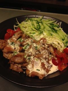 簡単!!鶏肉のネギマヨソース 柚子風味-レシピのメイン写真