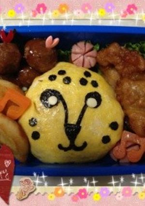 チーターのキャラ弁！！-レシピのメイン写真