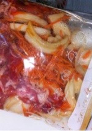 簡単、焼肉下味保存法-レシピのメイン写真
