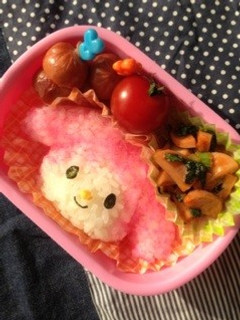お弁当箱に入れやすいマイメロディキャラ弁-レシピのメイン写真