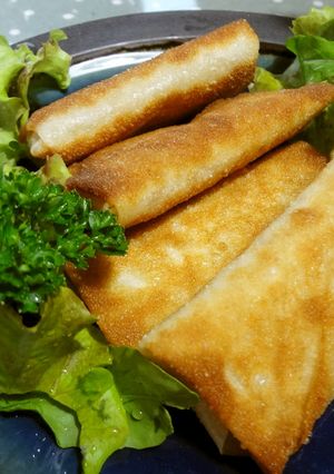 鶏挽き肉とキャベツのうまうまバター春巻き-レシピのメイン写真
