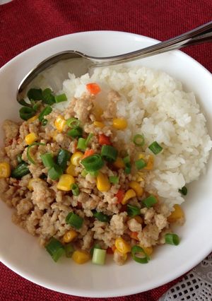 塩麹で簡単♪絶品ベジタブル鶏そぼろ☆-レシピのメイン写真