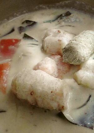 山ごはん(根菜と春雨の豆乳味噌スープ)-レシピのメイン写真