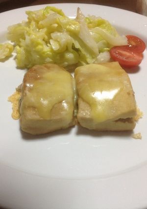 高野豆腐のはさみ焼き-レシピのメイン写真