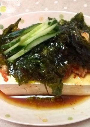 韓国風♪冷奴！-レシピのメイン写真