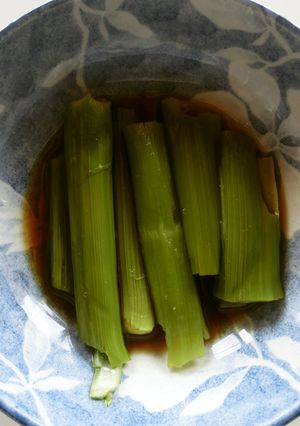 イタドリの醤油漬け　時短-レシピのメイン写真