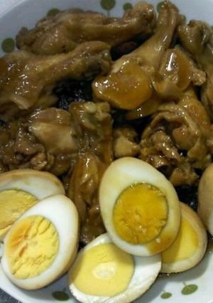 めっちゃ簡単！手羽元と卵の甘辛煮-レシピのメイン写真