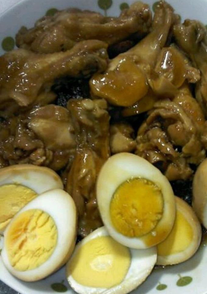 めっちゃ簡単！手羽元と卵の甘辛煮-レシピのメイン写真