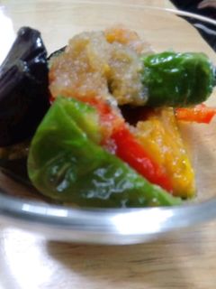 夏野菜のめんつゆおろし和え-レシピのメイン写真