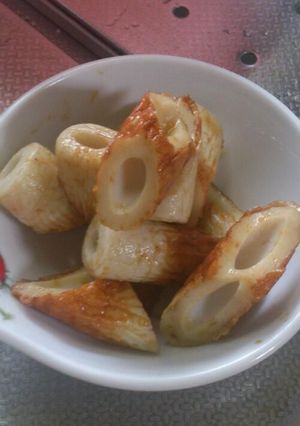 お酒のつまみ♪竹輪のわさび醤油-レシピのメイン写真