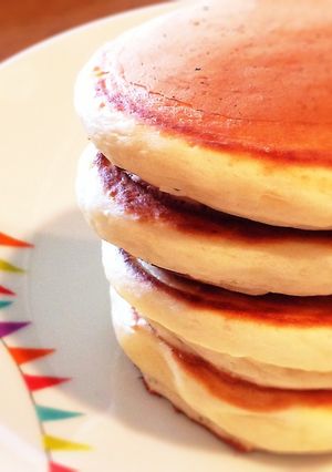 HM卵牛乳なし簡単幼児朝食豆乳パンケーキ-レシピのメイン写真
