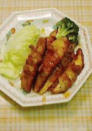 ナスの豚肉巻き-レシピのメイン写真