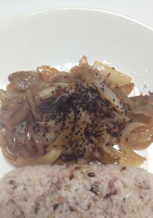 新玉ねぎとしゃぶしゃぶ肉の赤ワイン焼き-レシピのメイン写真