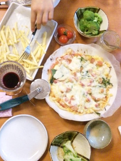 ドラム缶でピザ作り-レシピのメイン写真