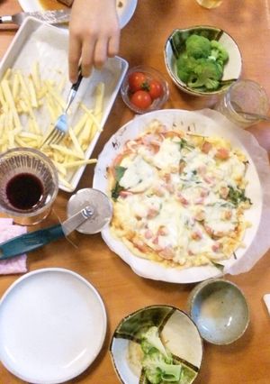 ドラム缶でピザ作り-レシピのメイン写真