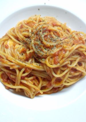 トマトとモッレラのパスタ-レシピのメイン写真