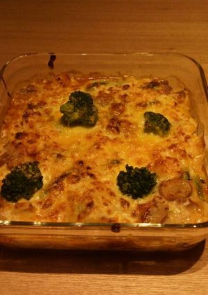 ヘルシー豆腐とエビのグラタン-レシピのメイン写真