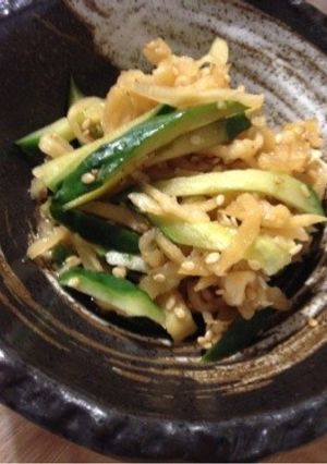 切り干し大根ときゅうりのポン酢サラダ-レシピのメイン写真