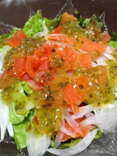 スモークサーモンのサラダ-レシピのメイン写真