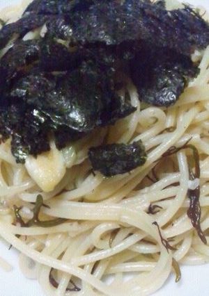 ふのりの塩糀パスタ-レシピのメイン写真