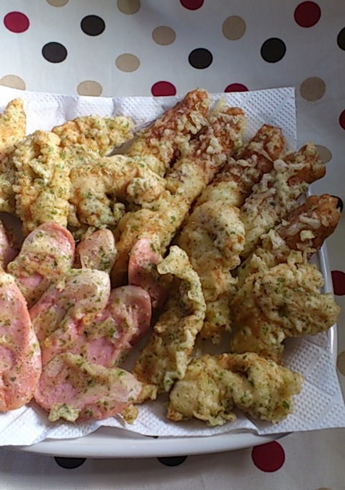 ささみと竹輪と魚肉ソーセージの磯辺あげ-レシピのメイン写真