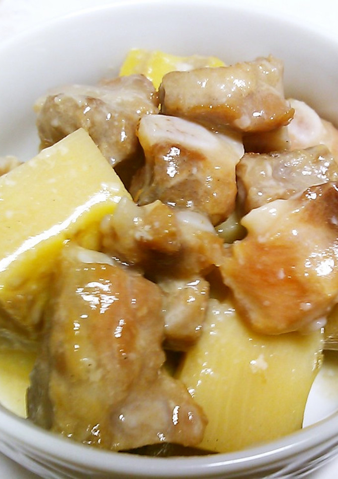 筍と豚軟骨の塩麹煮-レシピのメイン写真