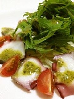 たこのカルパッチョバジルソース-レシピのメイン写真