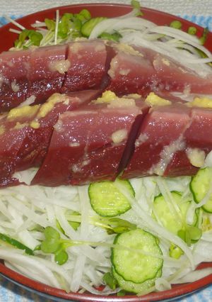 パパのかつお特製刺身-レシピのメイン写真