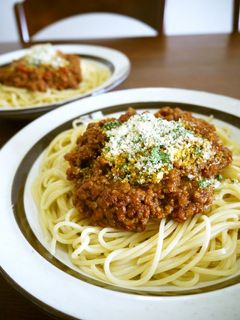 昔ながらの基本のミートソーススパゲティ♪-レシピのメイン写真