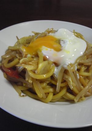 居酒屋の焼うどん風！焼きそば-レシピのメイン写真