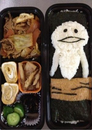 白なめこのキャラ弁-レシピのメイン写真