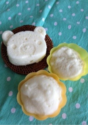 米粉でもふわっふわ!レンジで蒸しパン-レシピのメイン写真