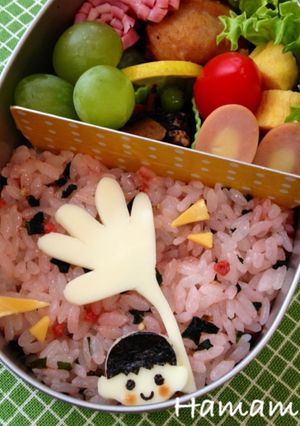 簡単♪じゃんけんぽん‼キャラ弁♡-レシピのメイン写真