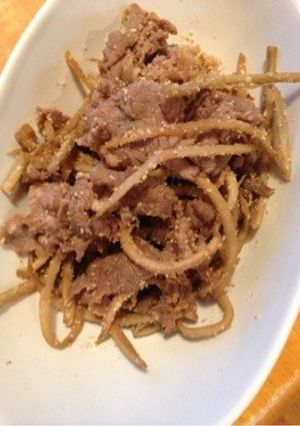牛ごぼう-レシピのメイン写真