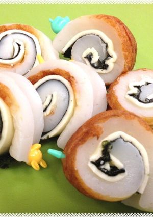 竹輪のくるくる巻き(海苔チーズ)-レシピのメイン写真