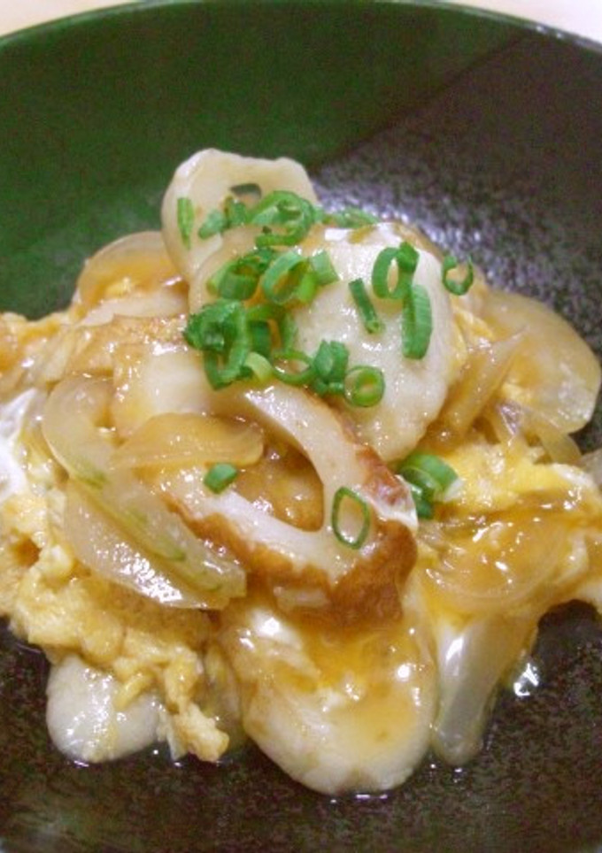 ちくわと玉ねぎの卵とじ-レシピのメイン写真