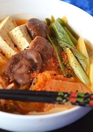 キムチと豆腐のスープ-レシピのメイン写真