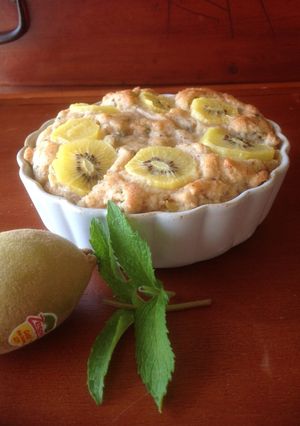 ゴールドキウイとミントのケーキ-レシピのメイン写真