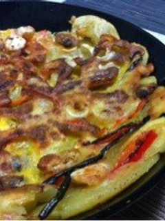 韓国料理 みんな大好き〜!海鮮チヂミ-レシピのメイン写真
