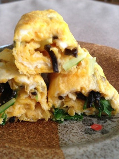 塩昆布と水菜の卵焼き-レシピのメイン写真
