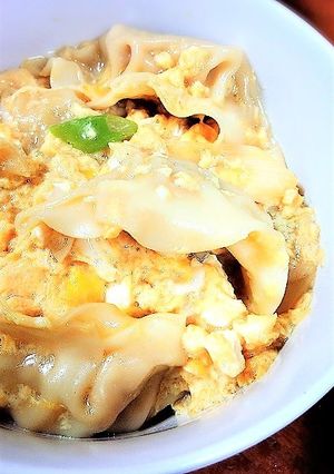 チルドも大変身！餃子の卵とじ丼♪-レシピのメイン写真