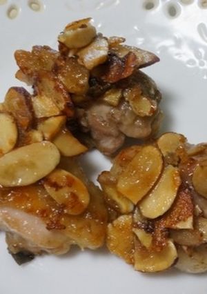 鶏のスライスアーモンド焼き-レシピのメイン写真