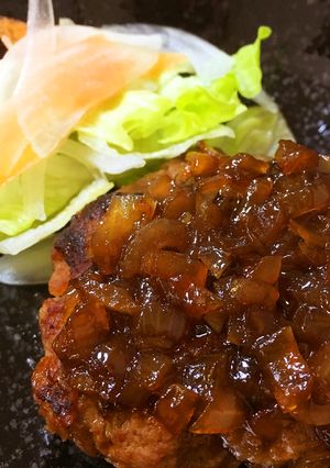 ココス風■再現■和風ハンバーグ■玉ねぎ-レシピのメイン写真