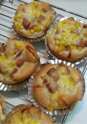 スパムのおかずパン-レシピのメイン写真