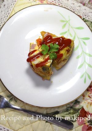 ♡炊飯器でスパムのスパニッシュオムレツ♡-レシピのメイン写真