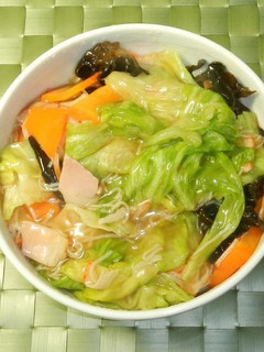 レタスの中華丼-レシピのメイン写真