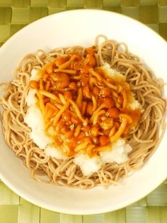 味付けなめこのおろしそば-レシピのメイン写真