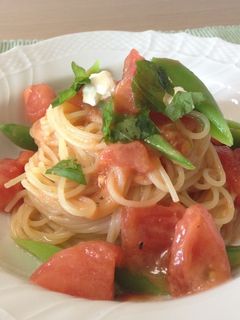 塩麹とトマトの冷製パスタ-レシピのメイン写真
