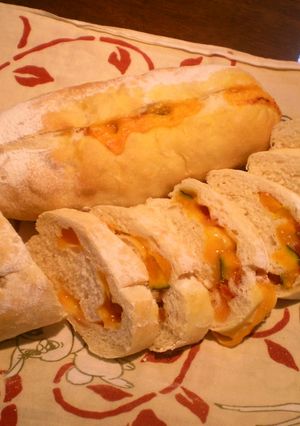 野菜とチーズの田舎パン♪-レシピのメイン写真